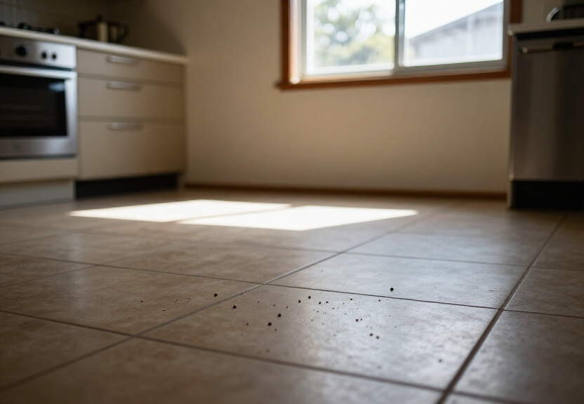 Clean kitchen in Palm Beach after cockroach treatment